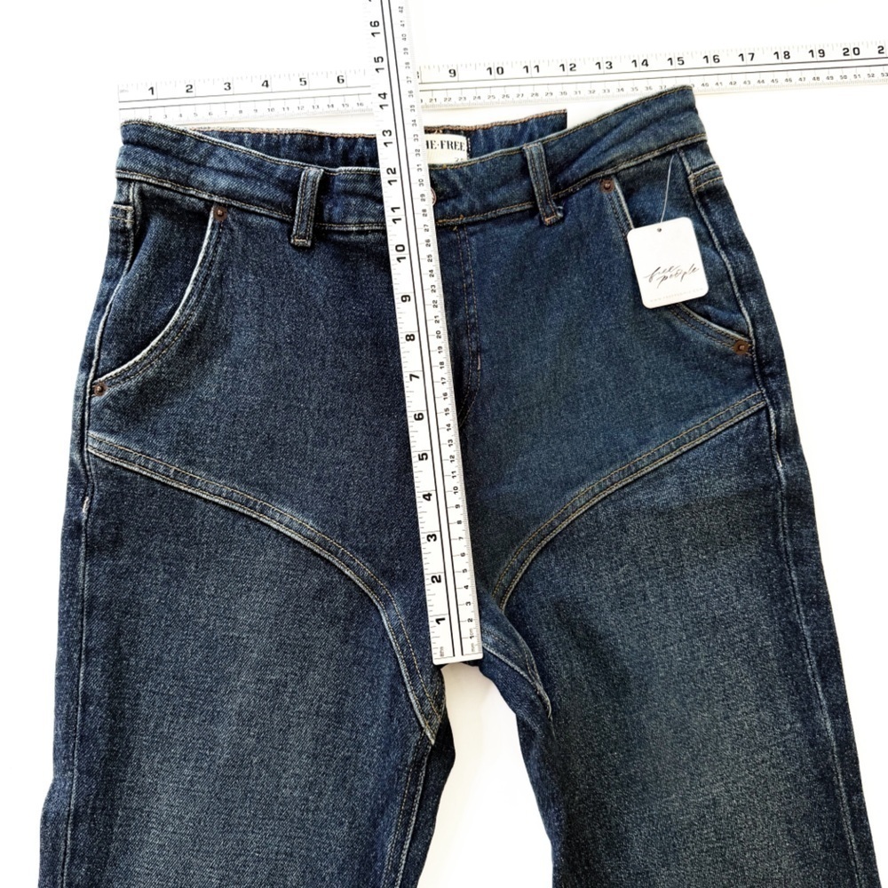Free People We The Free Jeans Womens 30 Ashland Mid Rise Flare New - Picture 9 of 15